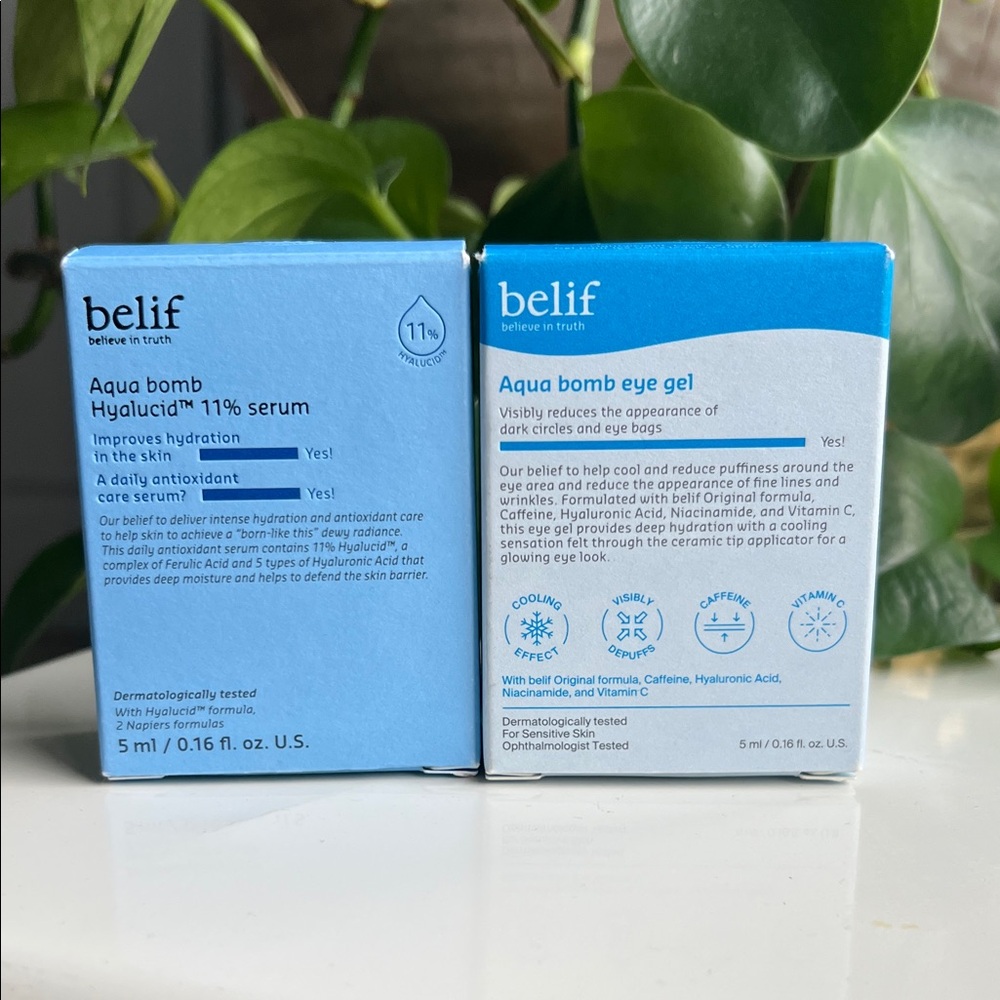 Belif Aqua Bomb Serum and Eye Gel Set